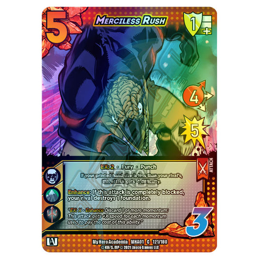 My Hero Academia - Wave 1 - Merciless Rush (Extra Rare) 121/180 (Foil)