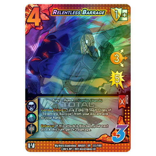 My Hero Academia - Wave 1 - Relentless Barrage (Extra Rare) 122/180 (Foil)