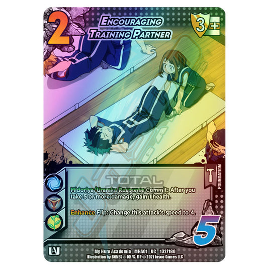 My Hero Academia - Wave 1 - Encouraging Training Partner (Extra Rare) 132/180 (Foil)