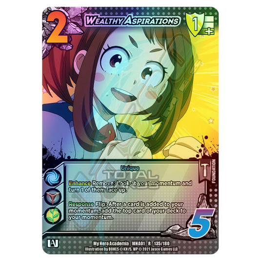 My Hero Academia - Wave 1 - Wealthy Aspirations (Extra Rare) 135/180 (Foil)