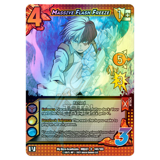 My Hero Academia - Wave 1 - Massive Flash Freeze (Extra Rare) 140/180 (Foil)