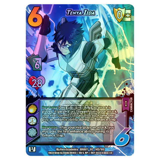 My Hero Academia - Wave 1 - Tenya Iida (Extra Rare) 145/180 (Foil)