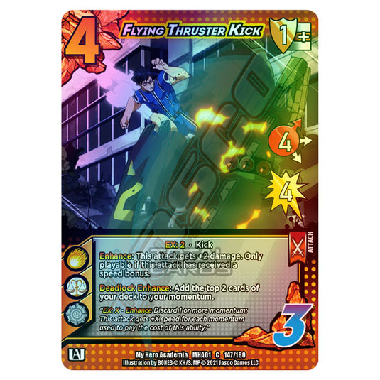 My Hero Academia - Wave 1 - Flying Thruster Kick (Extra Rare) 147/180 (Foil)