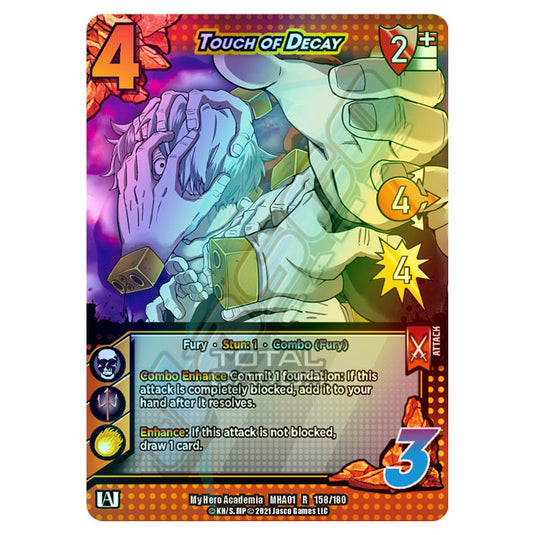 My Hero Academia - Wave 1 - Decaying Grip (Extra Rare) 157/180 (Foil)