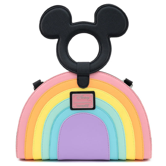 Loungefly - Disney - Mickey Mouse - Pastel Rainbow - Handbag