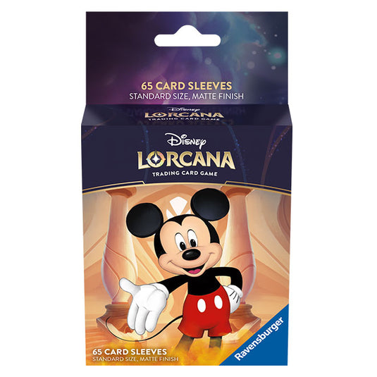 Lorcana - Mickey Mouse - Card Sleeves (65 Sleeves)