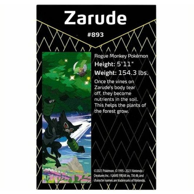Pokemon - Shining Fates - Mini Tin - Zarude - Art Card Pokemon - Shining Fates - Mini Tin - Zarude - Art Card