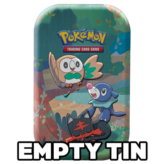 Pokemon - Celebrations - Mini Tins - Rowlet, Popplio and Litten - Empty Mini Tin