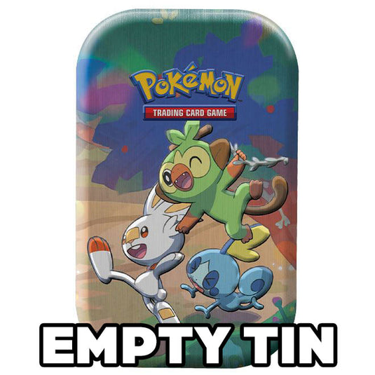 Pokemon - Celebrations - Mini Tins - Scorbunny, Grookey and Sobble - Empty Mini Tin
