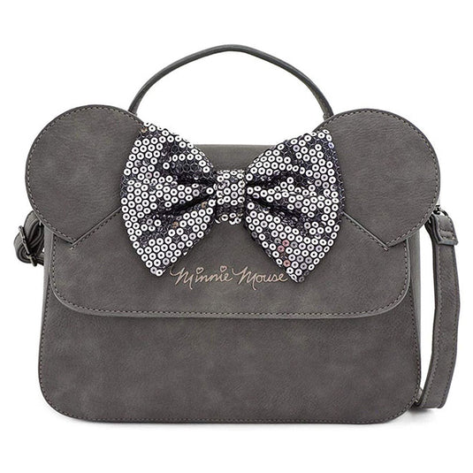Loungefly - Disney Minnie Mouse Grey Faux Leather Handbag
