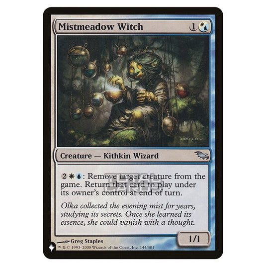 Magic The Gathering - The List - Mistmeadow Witch - 409/409