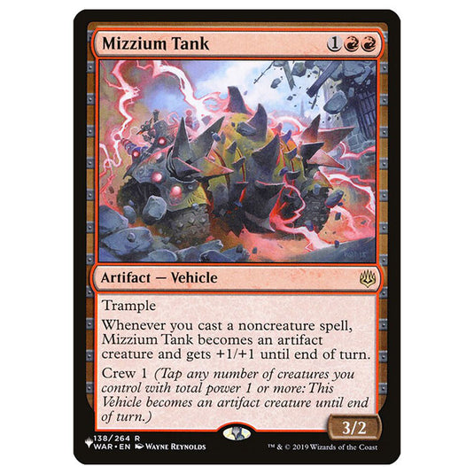 Magic The Gathering - The List - Mizzium Tank - 391/391