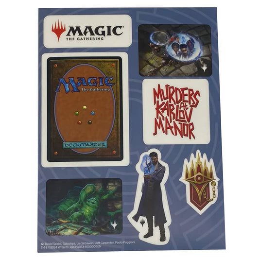 Magic The Gathering - Murders at Karlov Manor - Sticker Sheet