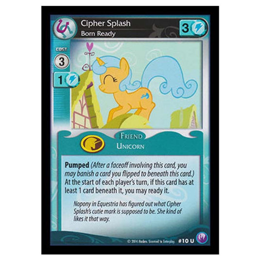 MLP - Canterlot Nights - Cipher Splash, Born Ready - 10/203