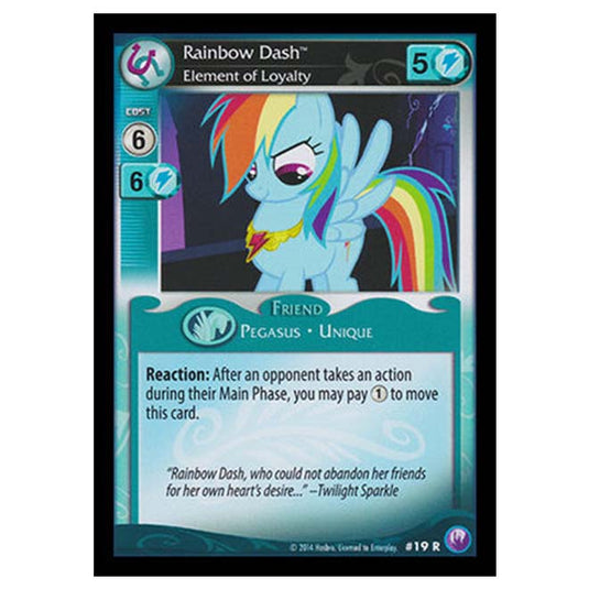 MLP - Canterlot Nights - Rainbow Dash, Element of Loyalty - 19/203