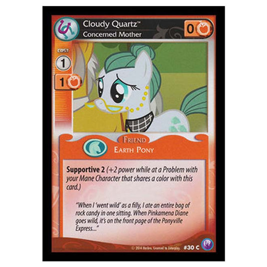 MLP - Canterlot Nights - Cloudy Quartz, Concerned Mother - 30/203