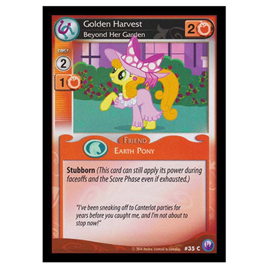 MLP - Canterlot Nights - Golden Harvest, Beyond Her Garden - 35/203