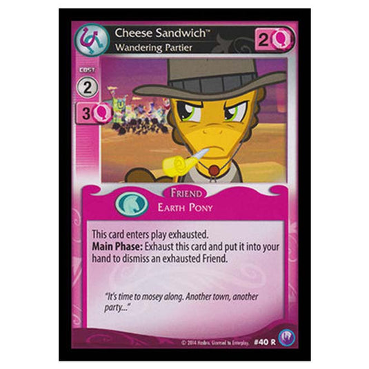 MLP - Canterlot Nights - Cheese Sandwich, Wandering Partier - 40/203