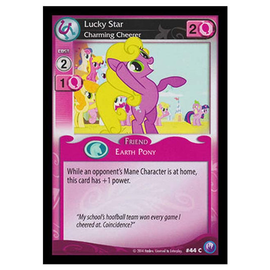 MLP - Canterlot Nights - Lucky Star, Charming Cheerer - 44/203