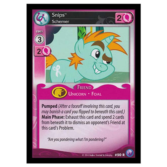 MLP - Canterlot Nights - Snips, Schemer - 50/203