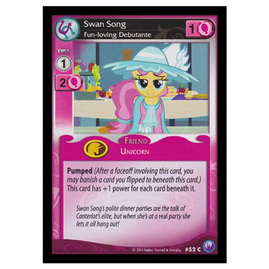 MLP - Canterlot Nights - Swan Song, Fun-loving Debutante - 52/203