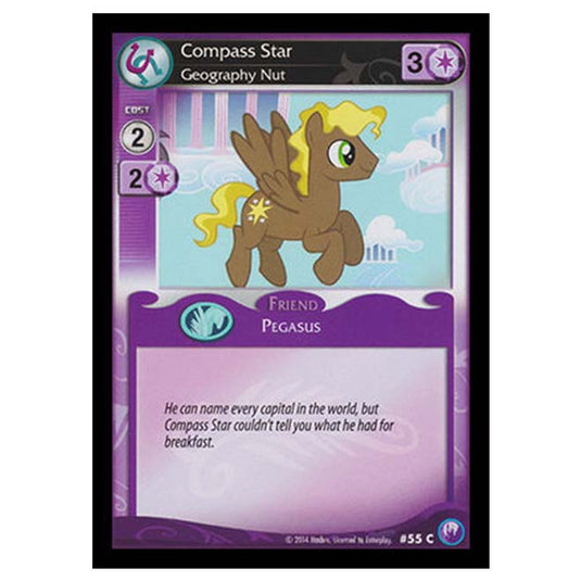 MLP - Canterlot Nights - Compass Star, Geography Nut - 55/203