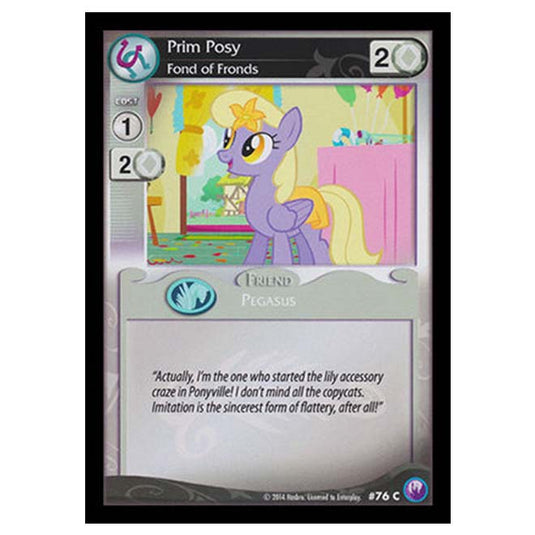 MLP - Canterlot Nights - Prim Posy, Fond of Fronds - 76/203