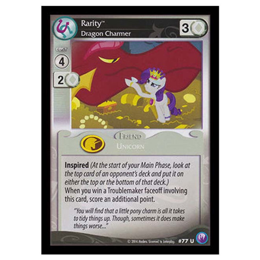 MLP - Canterlot Nights - Rarity, Dragon Charmer - 77/203