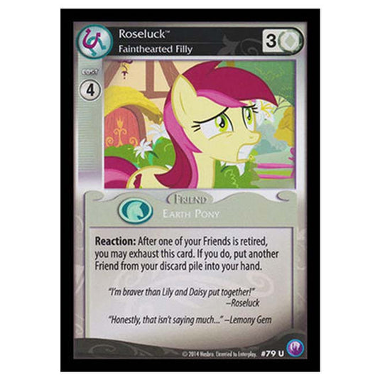 MLP - Canterlot Nights - Roseluck, Fainthearted Filly - 79/203