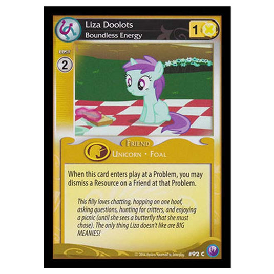 MLP - Canterlot Nights - Liza Doolots, Boundless Energy - 92/203