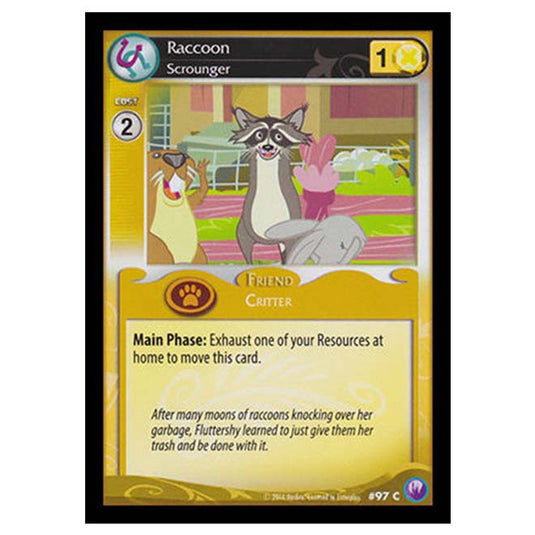 MLP - Canterlot Nights - Raccoon, Scrounger - 97/203