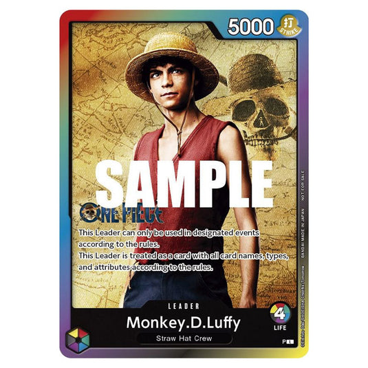 One Piece - Monkey.D.Luffy - Sealed Battle - Live Action/Anime Promo Leaders