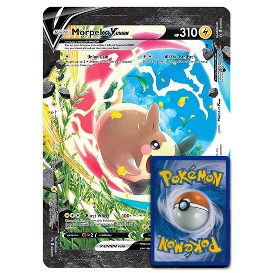 Pokemon - Morpeko V-Union - Oversized Promo Card (SWSH215)