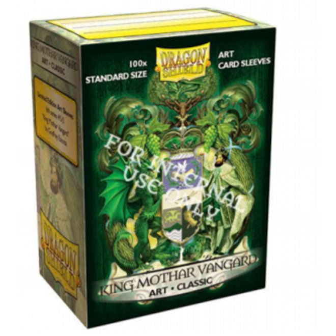 Mothar Dragon Shield - Classic Art Sleeves - King Mothar Vangard - Coat-of-Ar