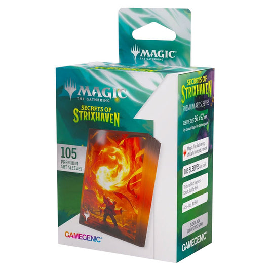 Gamegenic - Magic The Gathering - Secrets of Strixhaven - Premium Art Sleeves - Mountain