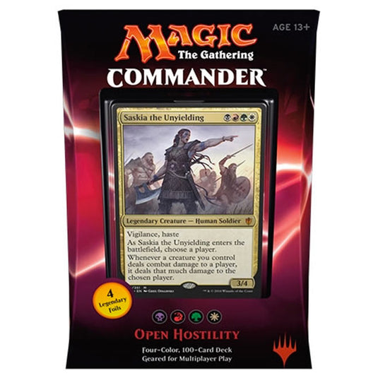Magic the Gathering  - Commander Deck 2016 - Open Hostility