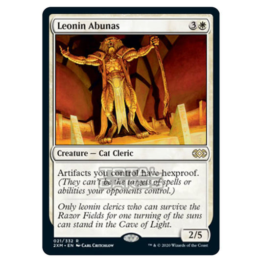 Magic The Gathering - Double Masters - Leonin Abunas - 21/384