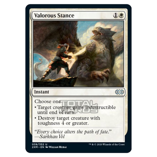 Magic The Gathering - Double Masters - Valorous Stance - 38/384