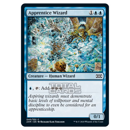 Magic The Gathering - Double Masters - Apprentice Wizard - 40/384