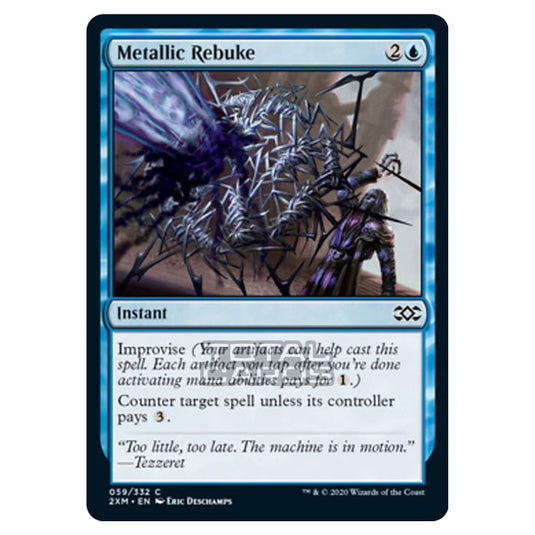 Magic The Gathering - Double Masters - Metallic Rebuke - 59/384