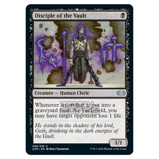 Magic The Gathering - Double Masters - Disciple of the Vault - 86/384