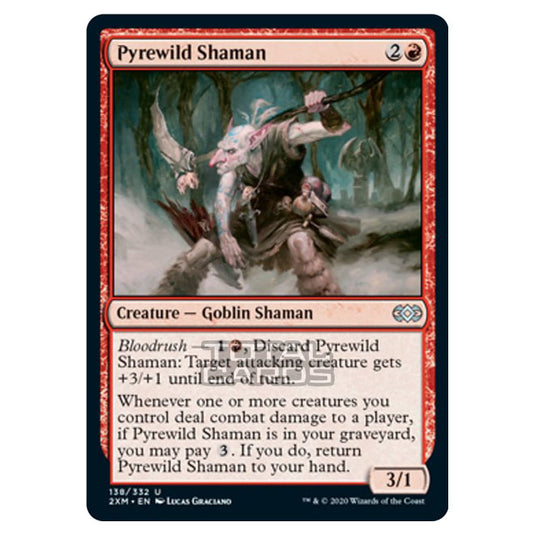 Magic The Gathering - Double Masters - Pyrewild Shaman - 138/384