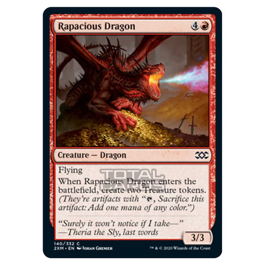 Magic The Gathering - Double Masters - Rapacious Dragon - 140/384