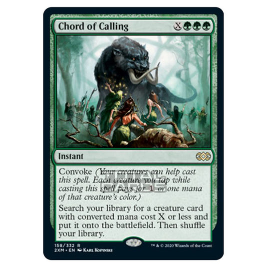 Magic The Gathering - Double Masters - Chord of Calling - 158/384