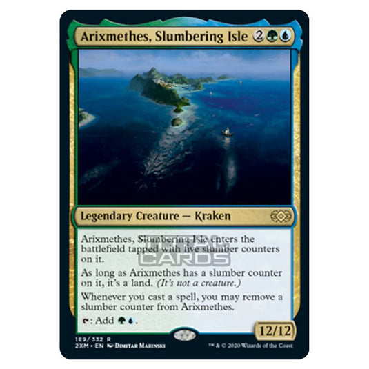 Magic The Gathering - Double Masters - Arixmethes, Slumbering Isle - 189/384