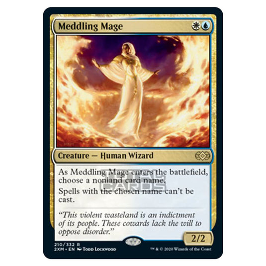 Magic The Gathering - Double Masters - Meddling Mage - 210/384