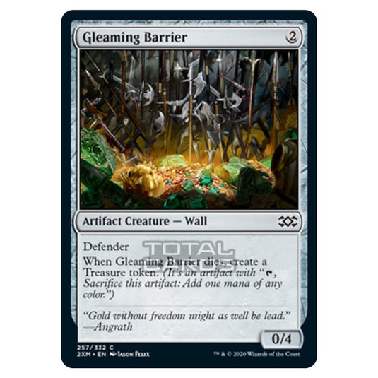 Magic The Gathering - Double Masters - Gleaming Barrier - 257/384