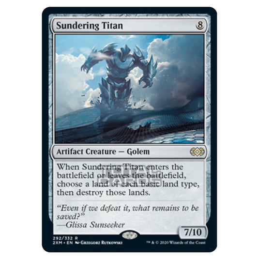 Magic The Gathering - Double Masters - Sundering Titan - 292/384