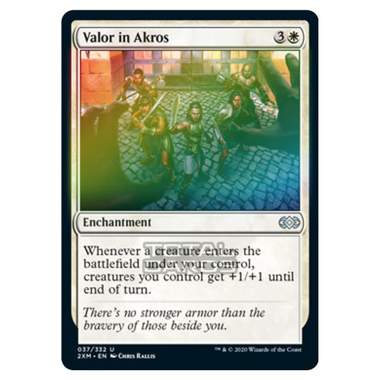 Magic The Gathering - Double Masters - Valor in Akros - 37/384 (Foil)