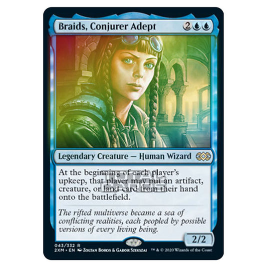 Magic The Gathering - Double Masters - Braids, Conjurer Adept - 43/384 (Foil)